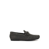 Tod’s Gray Nubuc Leather Moccassin - 7.5 - Flats