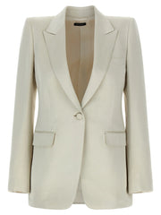 Tom Ford Beige Cotton Blazer - IT40