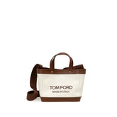 Tom Ford Beige Cotton Tote Bag - Tote Bags