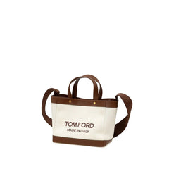 Tom Ford Beige Cotton Tote Bag - Tote Bags