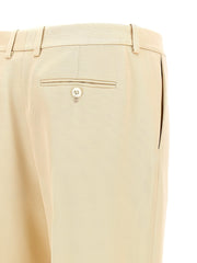 Tom Ford Beige Silk Dress Pants - IT38