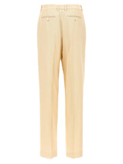 Tom Ford Beige Silk Dress Pants - IT38