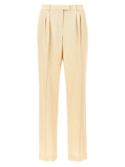 Tom Ford Beige Silk Dress Pants - IT38