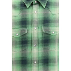 Tom Ford Bicolor Cotton Pattern Shirt - 40