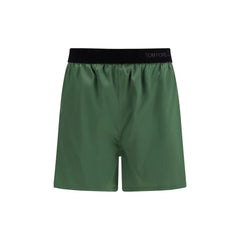 Tom Ford Bicolor Silk Bermuda Shorts