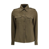 Tom Ford Bicolor Silk Dress Shirt - 34 | XXS