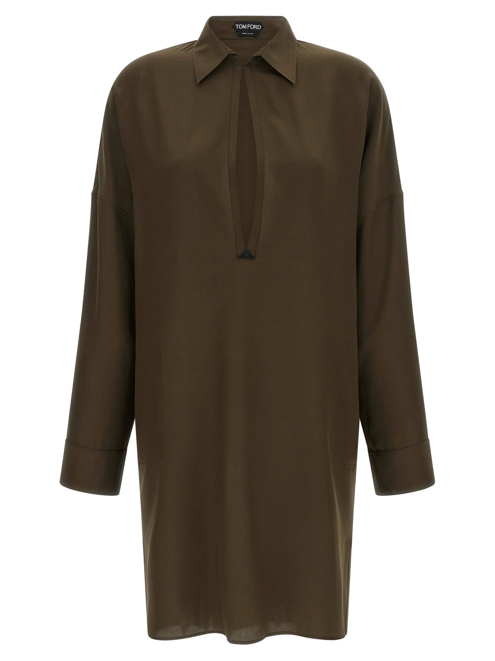 Tom Ford Bicolor Silk Midi Dress