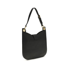 Tom Ford Black Calf Leather Bos Taurus Shoulder Bag