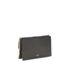 Tom Ford Schwarze Schultertasche aus Kalbsleder Bos Taurus