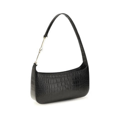 Tom Ford Black Calf Leather Bos Taurus Shoulder Bag