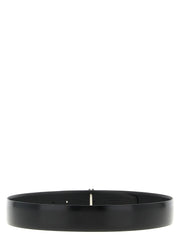 Tom Ford Black Calfskin Regular Belt