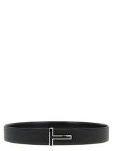 Tom Ford Black Calfskin Regular Belt