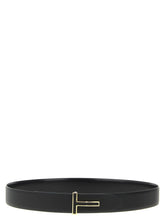 Tom Ford Black Calfskin Regular Belt