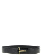 Tom Ford Black Calfskin Regular Belt