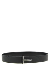 Tom Ford Black Calfskin Regular Belt