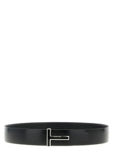 Tom Ford Black Calfskin Regular Belt