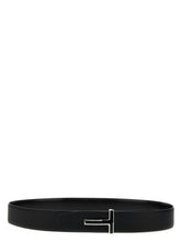 Tom Ford Black Calfskin Regular Belt