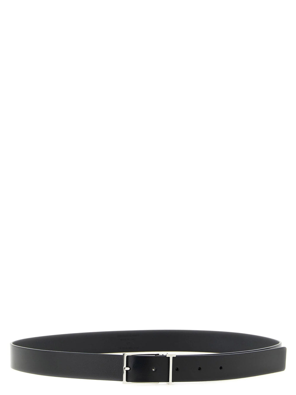 Tom Ford Black Calfskin Thin Belt