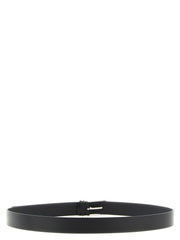 Tom Ford Black Calfskin Thin Belt