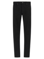Tom Ford Black Cotton Straight-Leg Jeans