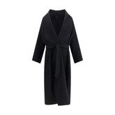 Tom Ford Black Fleece Wool Coat