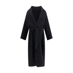 Tom Ford Black Fleece Wool Coat