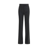 Tom Ford Black Fleece Wool Dress Pants - IT38 | S