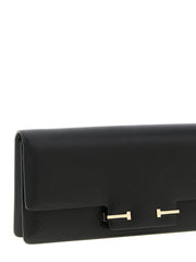 Tom Ford Black Goatskin Shoulder Bag