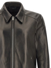 Tom Ford Black Lamb Leather Leather Jacket