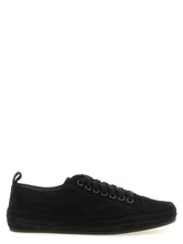 Tom Ford Black Leather Low Top Sneakers
