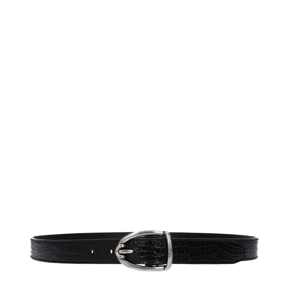 Tom Ford Fekete bőr öv - 110 cm / 44 hüvelyk