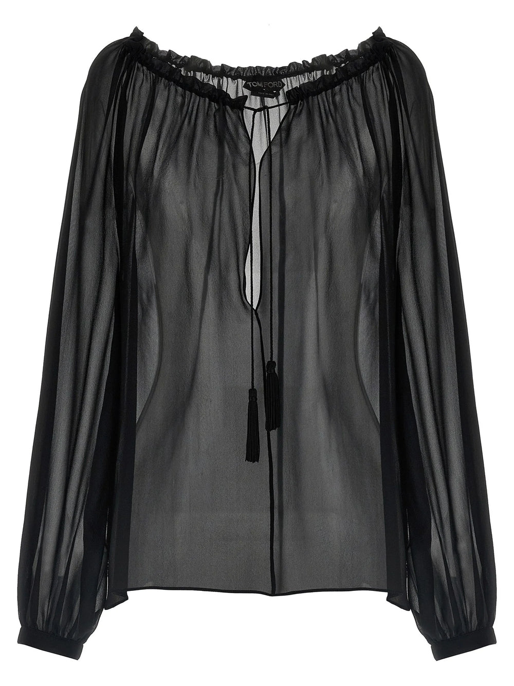 Tom Ford Black Silk Blouse - IT36 | S