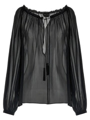 Tom Ford Black Silk Blouse - IT36 | S