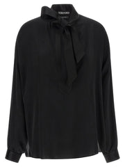 Tom Ford Black Silk Blouse - IT38
