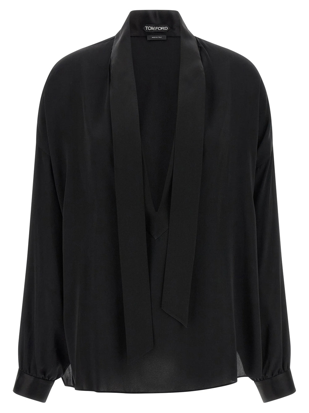 Tom Ford Black Silk Blouse - IT38