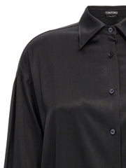Tom Ford Black Silk Blouse - IT44