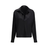 Tom Ford Black Silk Polo Shirt
