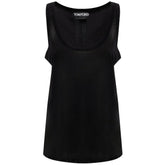 Tom Ford Black Silk Tank Top - 36 - Tank Tops