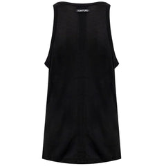Tom Ford Black Silk Tank Top - 36 - Tank Tops