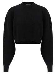 Tom Ford Black Virgin Wool Cardigan