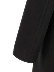 Tom Ford Black Virgin Wool Coat - IT50 | L