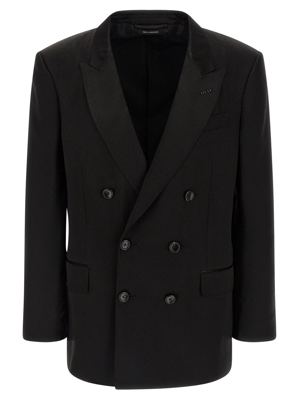 Tom Ford Black Viscose Blazer - XXL