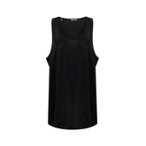 Tom Ford Black Viscose Tank Top - IT52 | XXL - Tank Tops