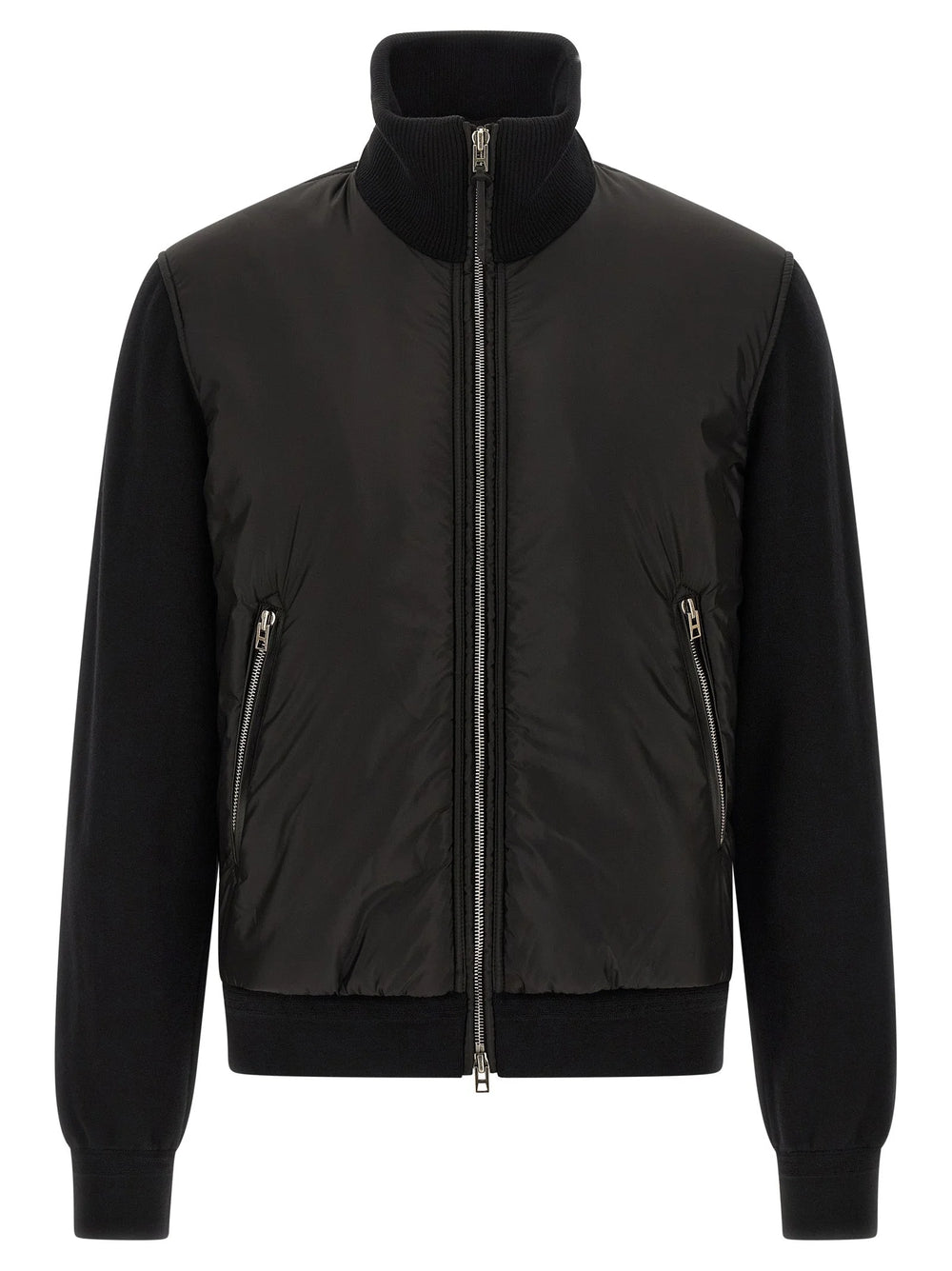 Tom Ford Black Wool Bomber