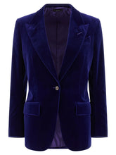 Tom Ford Blue Cotton Blazer - IT40