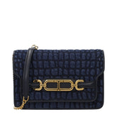 Tom Ford Blue Fabric Clutch Bag