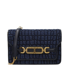 Tom Ford Blue Fabric Clutch Bag
