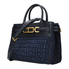 Tom Ford Blue Fabric Handbag