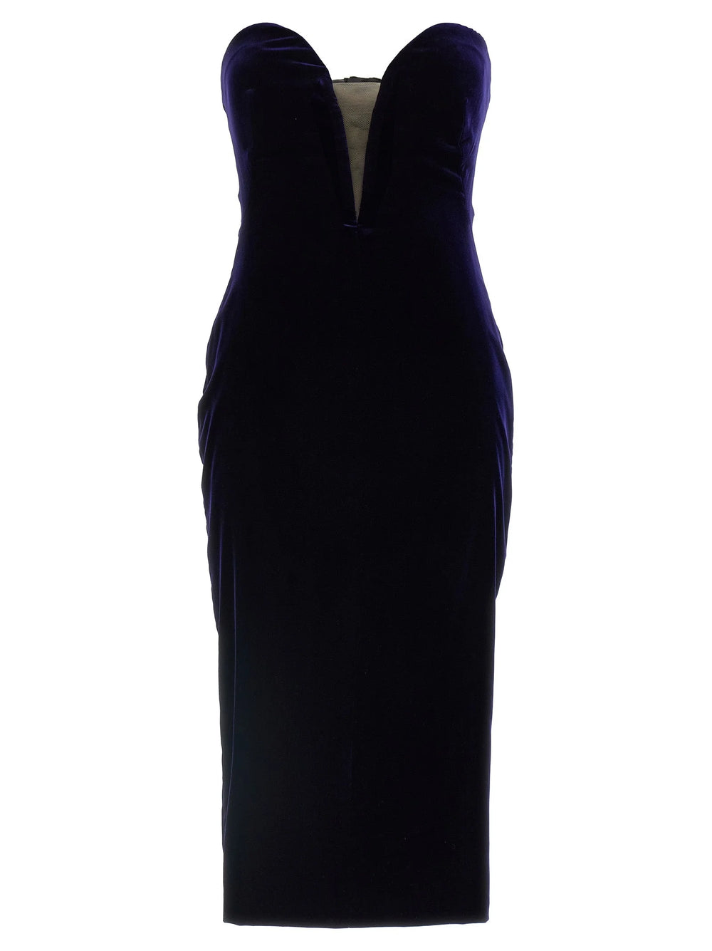 Tom Ford Blue Viscose Midi Dress - IT36 | S