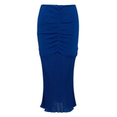 Tom Ford Blue Viscose Midi - S - Skirts
